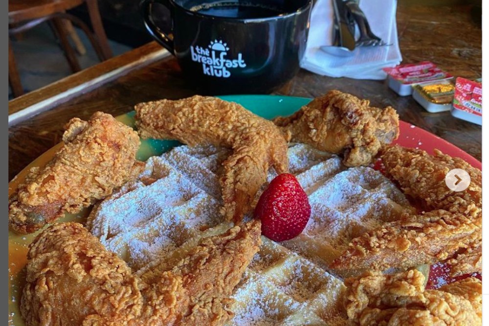 The Breakfast Klub waffles and wings in Houston