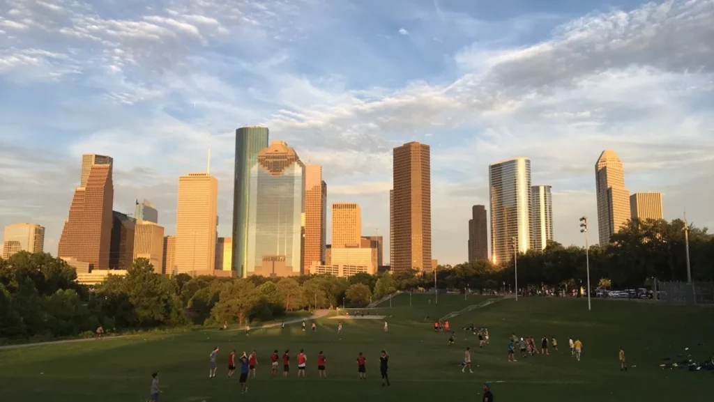 best views in Houston - Eleanor Tinsley Park