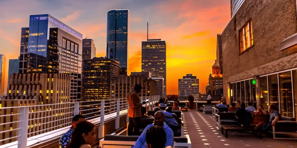 best views in Houston - Z on 23 Rooftop Bar