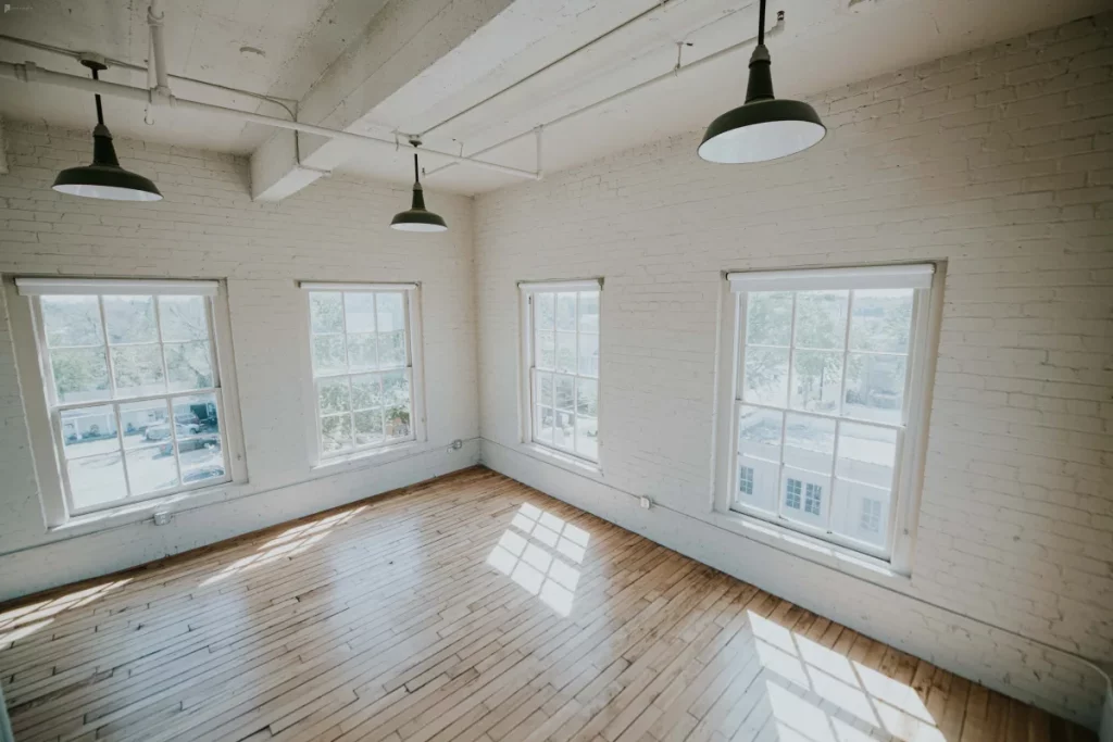 photography studios in Houston - Two-Story Clock Tower and Natural Light Studio