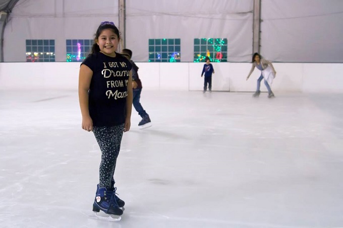 ice skating in Houston - Moody Gardens